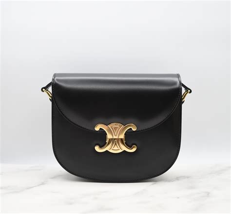 celine teen besace triomphe bag|TEEN TRIOMPHE BAG IN SHINY CALFSKIN .